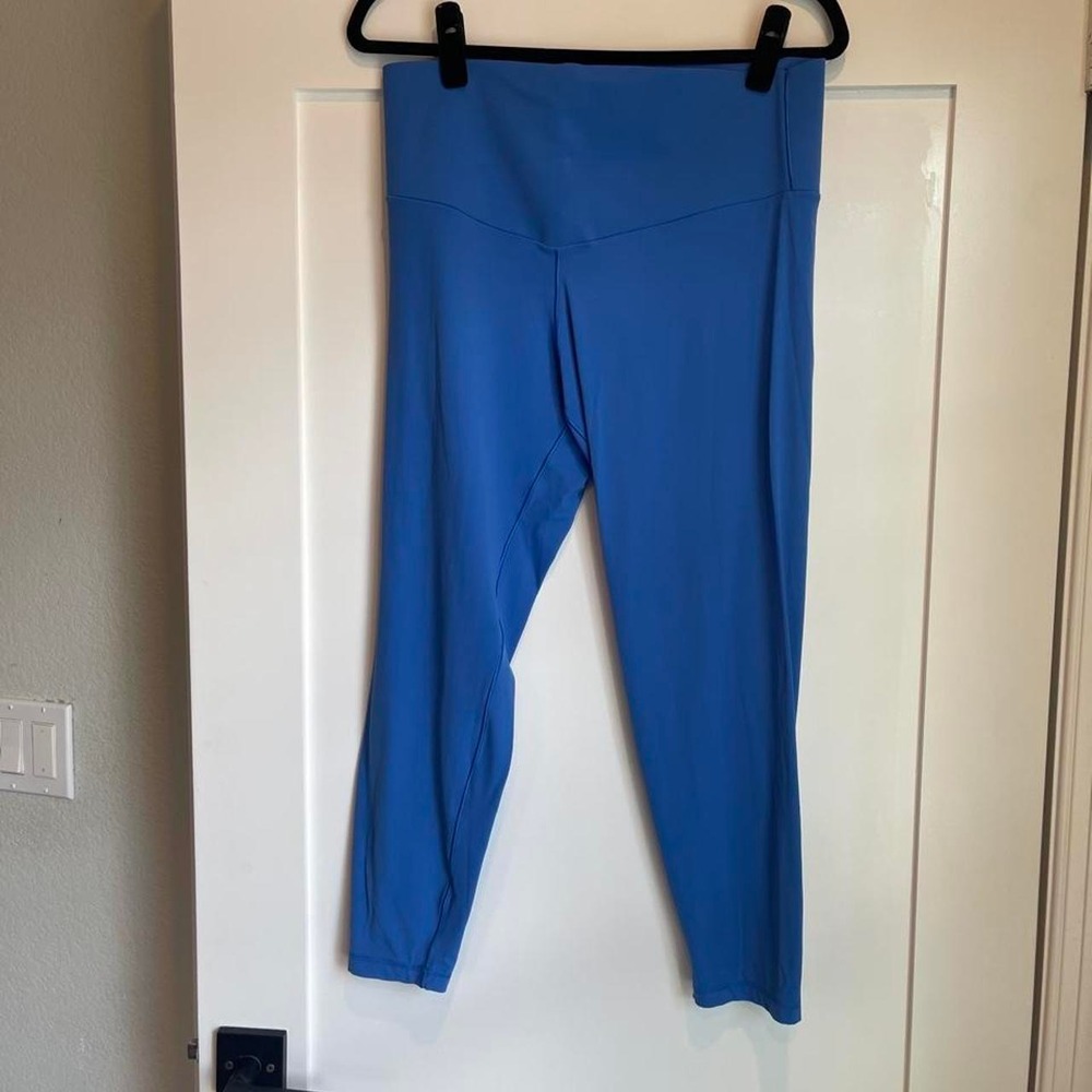 Aerie OFFLINE Bright Blue High Waisted Leggings Size XL